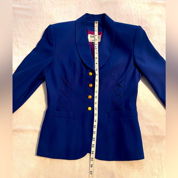 - Kasper Suit fully lined unique jacket design Size 4 - Picture 8 of 15